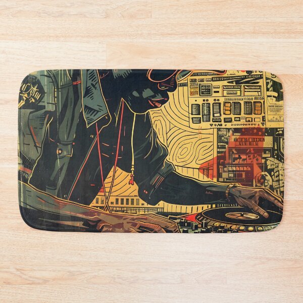 Item preview, Hip-Hop DJ Street Art designed and sold by FreakPosters.