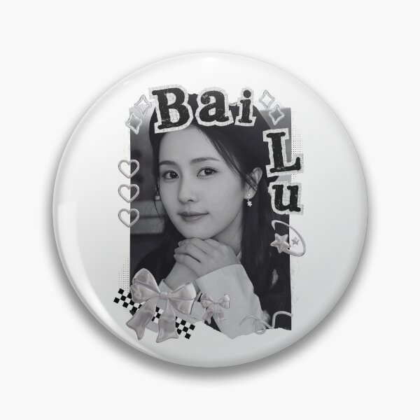 Item preview, Bai Lu Chinese Drama Actress Black and White Collage Design designed and sold by AJUNICE STUDIO.