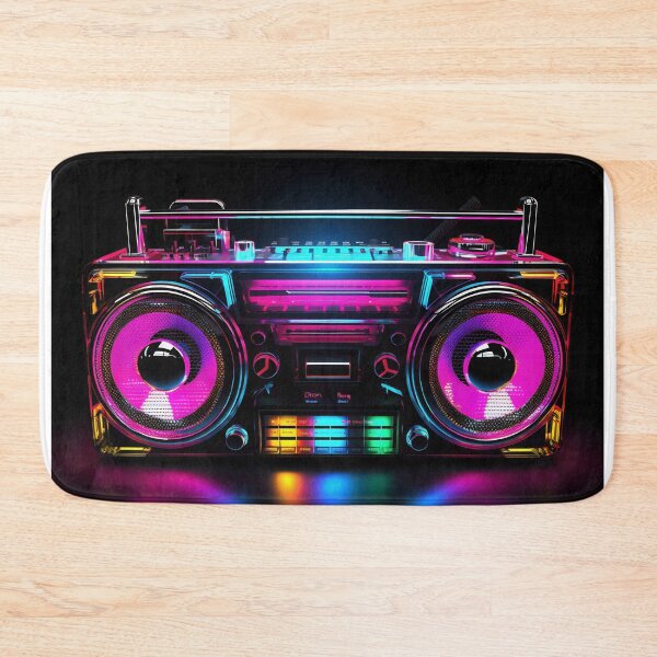 Item preview, Neon-Lit Boombox designed and sold by anytka.