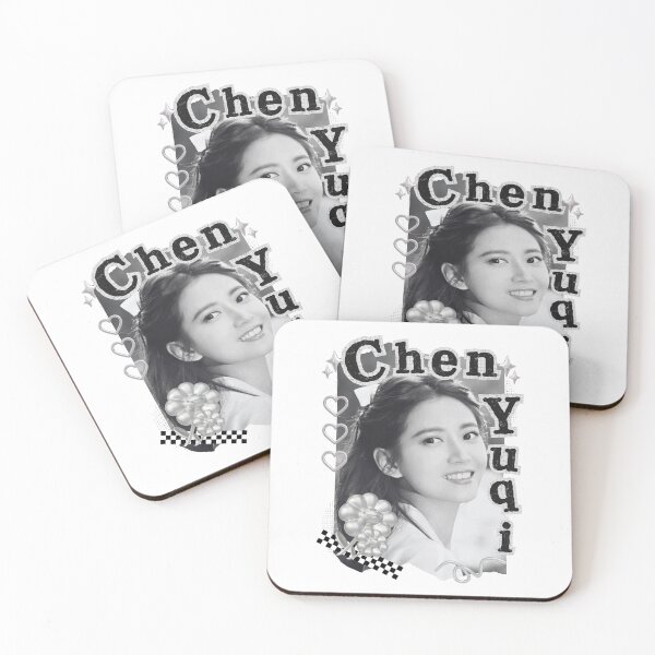 Item preview, Chen Yuqi Chinese Drama Actress Black and White Collage Design designed and sold by AJUNICE STUDIO.