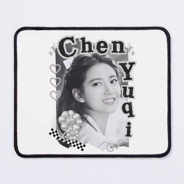 Item preview, Chen Yuqi Chinese Drama Actress Black and White Collage Design designed and sold by AJUNICE STUDIO.