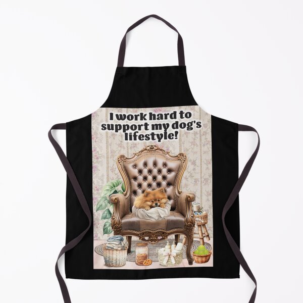 Item preview, Work Hard for Pomeranian designed and sold by Karen Wood.
