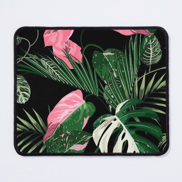 Item preview, Exotic pink green liana branch and tropical leaves. designed and sold by MatyKotiv.