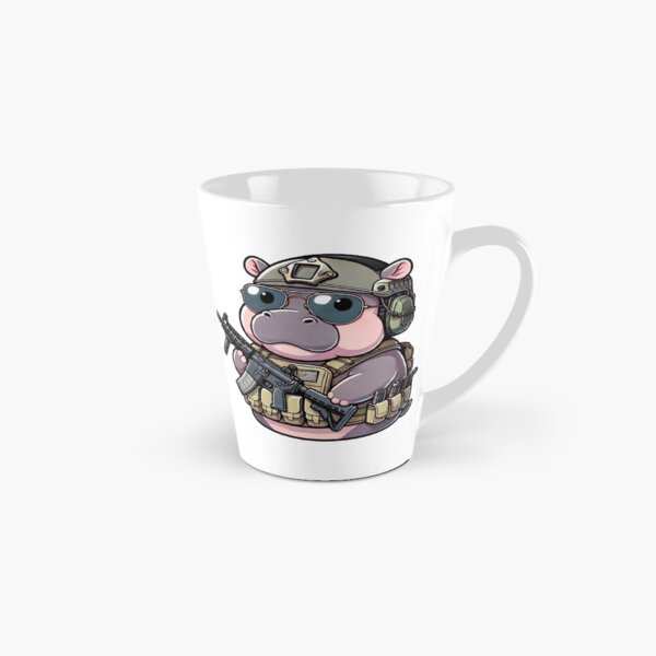 Aperçu de l'œuvre Hippopotame tactique créée et vendue par RAWLIFEGRAPHIC.