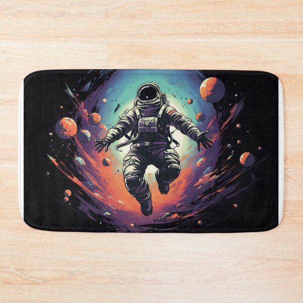 Item preview, Astronaut floating in space surrounded by planets designed and sold by anytka.