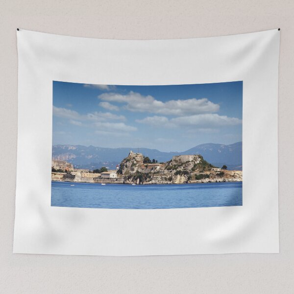 Item preview, old fortress Corfu town landscape designed and sold by goceris.