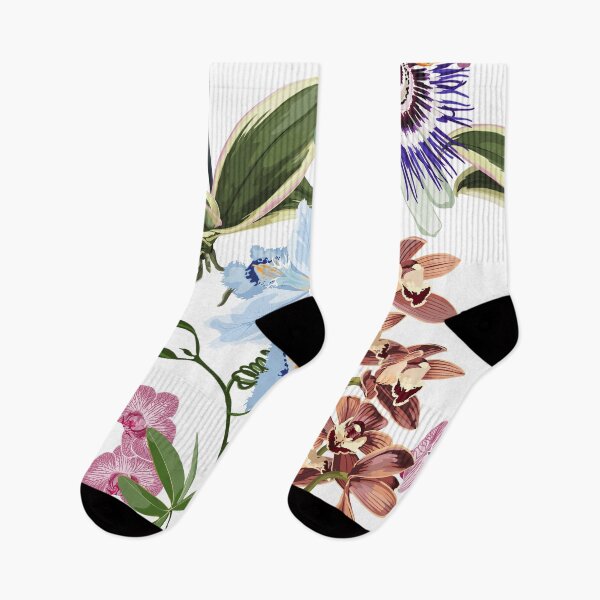 Item preview, Many kind of exotic tropical flowers in summer print. designed and sold by MatyKotiv.