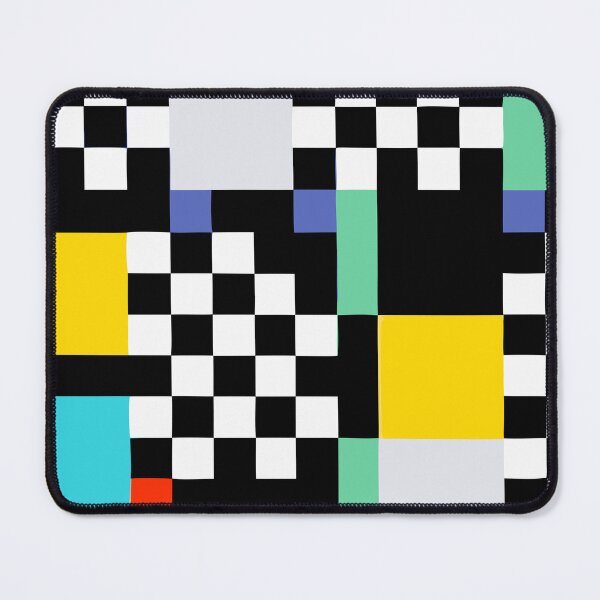 Artikelvorschau, Retro Checkerboard: Colorful Geometric Art Pattern entworfen und verkauft von Timegraf.