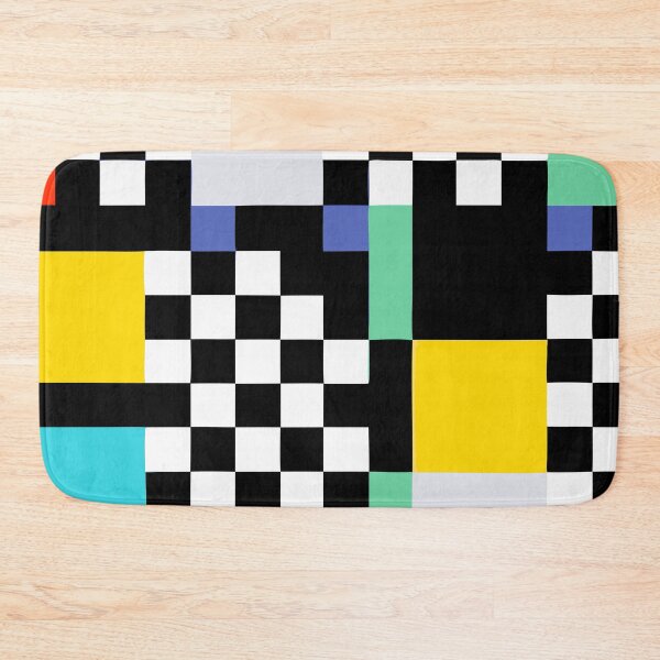Artikelvorschau, Retro Checkerboard: Colorful Geometric Art Pattern entworfen und verkauft von Timegraf.