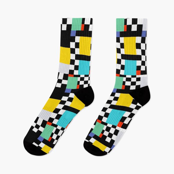 Artikelvorschau, Retro Checkerboard: Colorful Geometric Art Pattern entworfen und verkauft von Timegraf.