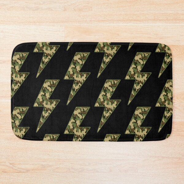 Item preview, CAMO LIGHTNING BOLT Bold Rugged Tactical Energetic Adventurous designed and sold by RoadTripWear.