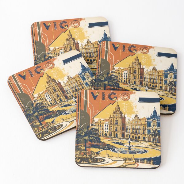 Item preview, Vigo Spain Vintage Travel Tourism designed and sold by TravelersGems.