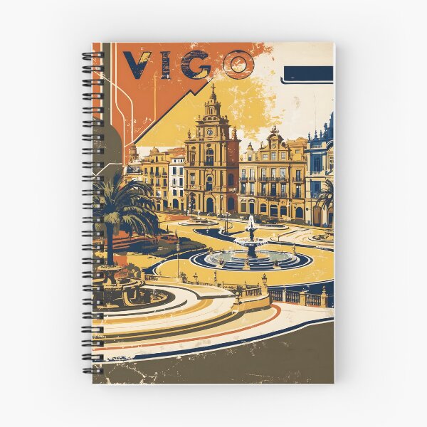 Item preview, Vigo Spain Vintage Travel Tourism designed and sold by TravelersGems.