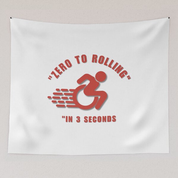 Item preview, "Zero to Rolling" in 3 Seconds A Stylish Wheelchair Design designed and sold by It's Wheelie Cool.