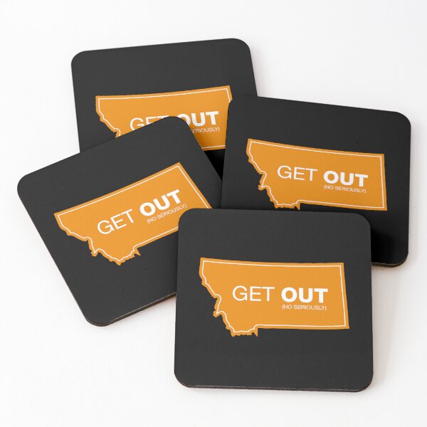 Item preview, Montana Get Out (Orange) designed and sold by DOODL.