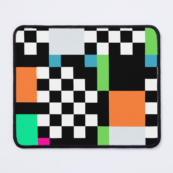 Artikelvorschau, Retro Checkerboard: Colorful Geometric Art Pattern entworfen und verkauft von Timegraf.