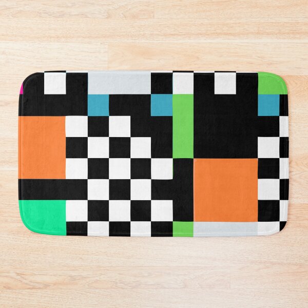 Artikelvorschau, Retro Checkerboard: Colorful Geometric Art Pattern entworfen und verkauft von Timegraf.