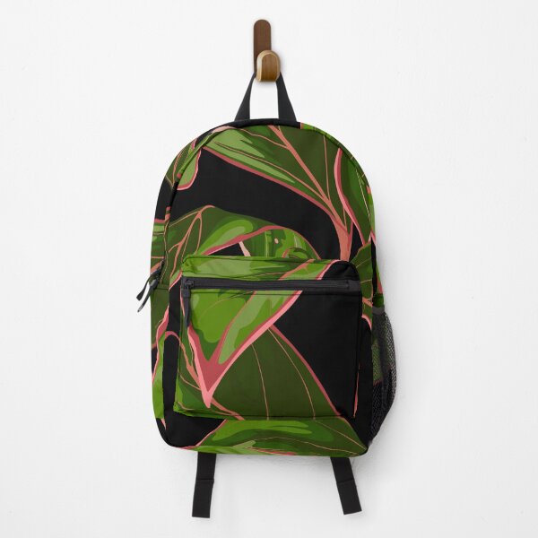 Item preview, Tropic summer painting with exotic pink green leaves. designed and sold by MatyKotiv.