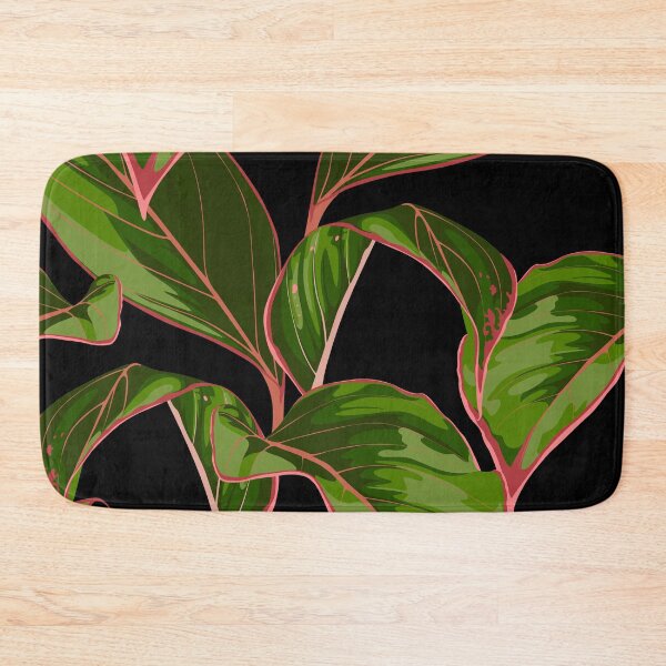 Item preview, Tropic summer painting with exotic pink green leaves. designed and sold by MatyKotiv.