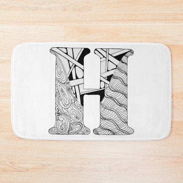 Item preview, Big Block Letter H designed and sold by mikilevran.