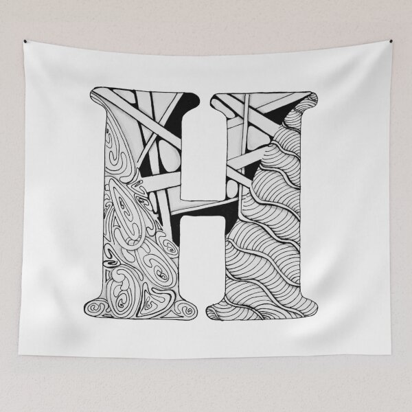 Item preview, Big Block Letter H designed and sold by mikilevran.