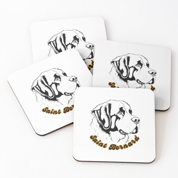 Item preview, Saint Bernard Gentle Giant Portrait designed and sold by Paws and Ink Art.
