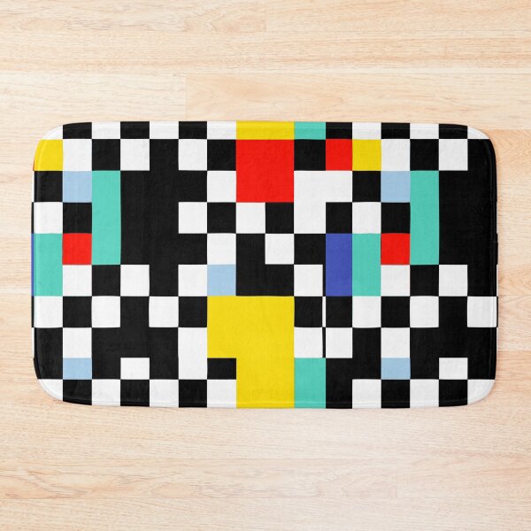 Artikelvorschau, Retro Checkerboard: Colorful Geometric Art Pattern entworfen und verkauft von Timegraf.