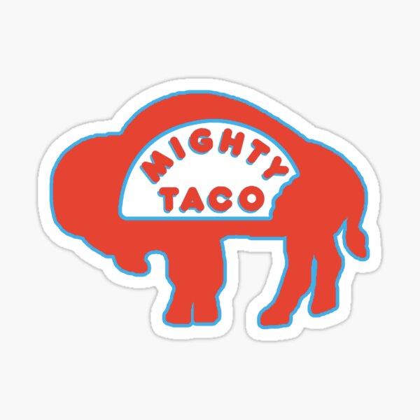 Item preview, Mighty Taco Buffalo Silhouette designed and sold by bamatt30.