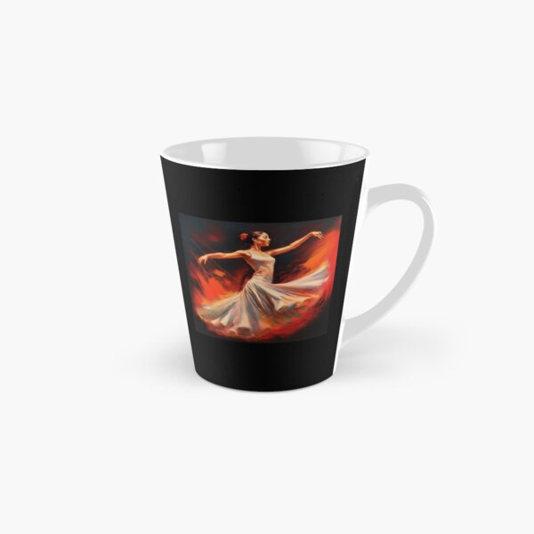 Vista previa del artículo con la obra «Bailaora de flamenco girando», diseñado y vendido por Boxing Kangaroo Retail Company.