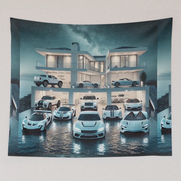 Item preview, Meta2Physical Luxury Oasis: The Ultimate Car Collector's Dream designed and sold by Meta2Physical.