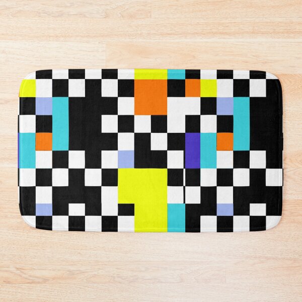 Artikelvorschau, Retro Checkerboard: Colorful Geometric Art Pattern entworfen und verkauft von Timegraf.