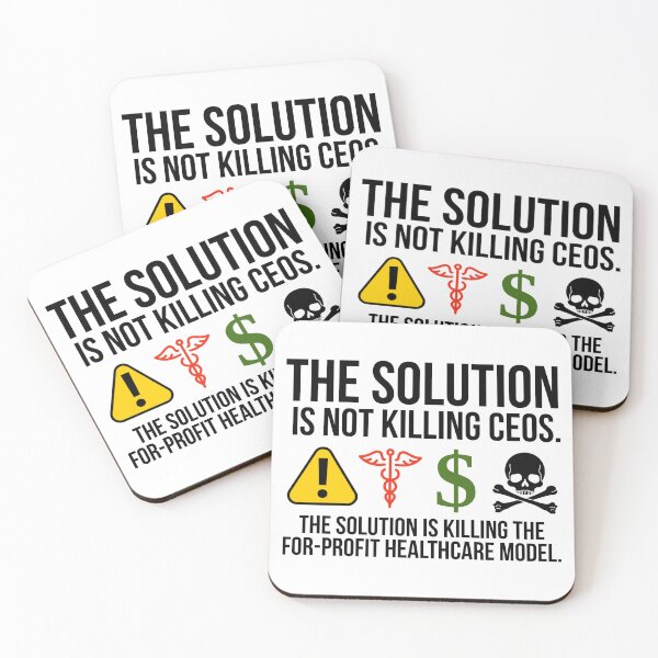 Item preview, The solution is killing the for-profit healthcare model. designed and sold by Rachel the Artist .