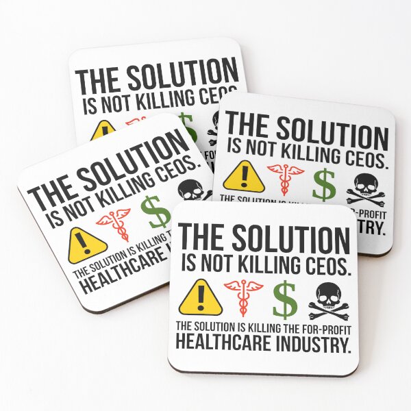 Item preview, The solution is killing the for-profit healthcare industry.  designed and sold by Rachel the Artist .