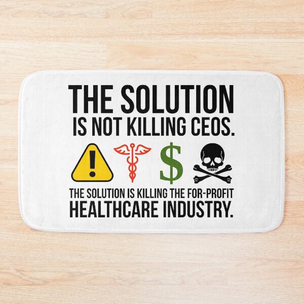 Item preview, The solution is killing the for-profit healthcare industry.  designed and sold by Rachel the Artist .