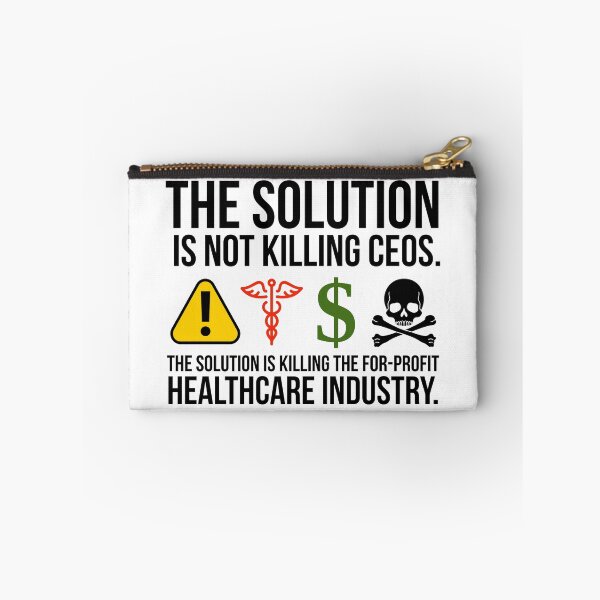Item preview, The solution is killing the for-profit healthcare industry.  designed and sold by Rachel the Artist .