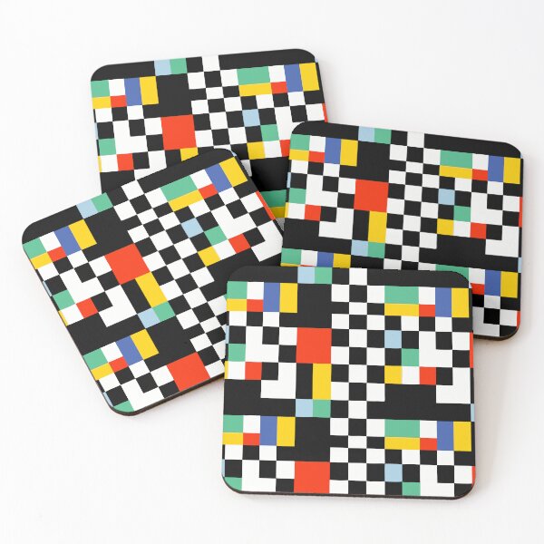 Item preview, Retro Checkerboard: Colorful Geometric Art Pattern designed and sold by Timegraf.
