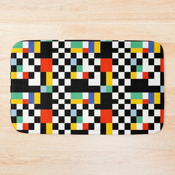 Artikelvorschau, Retro Checkerboard: Colorful Geometric Art Pattern entworfen und verkauft von Timegraf.