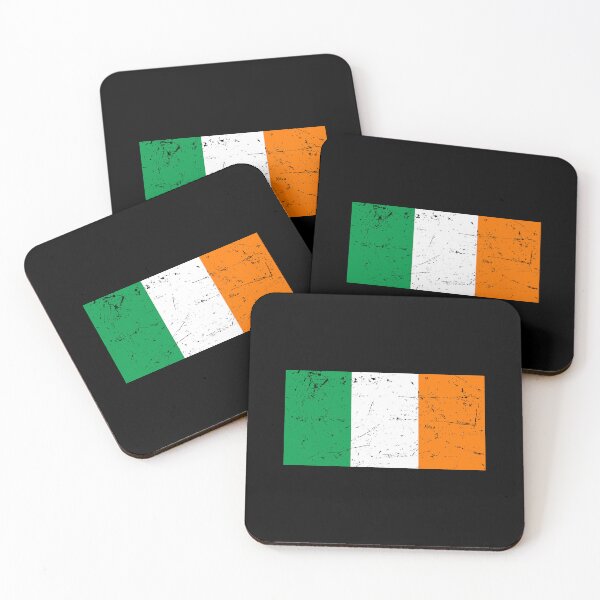 Item preview, JAN-5 Vintage Aged and Scratched Irish Flag designed and sold by noberic.