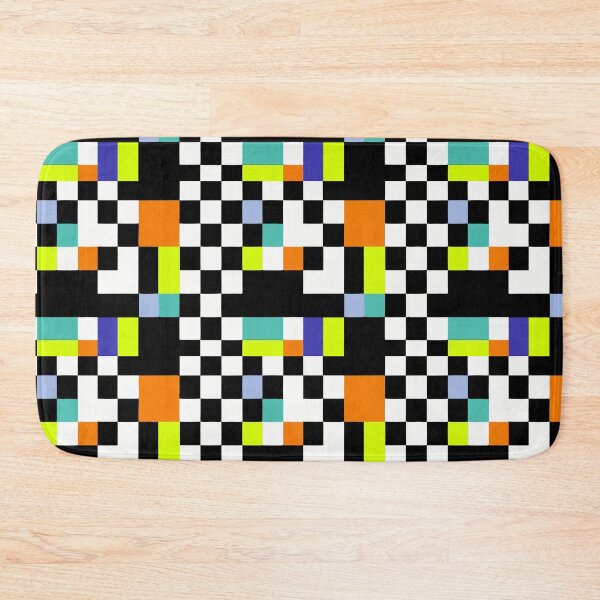 Artikelvorschau, Retro Checkerboard: Colorful Geometric Art Pattern entworfen und verkauft von Timegraf.