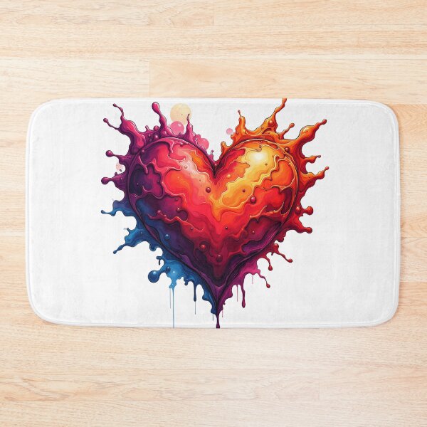 Item preview, Paint splashed heart  designed and sold by ArtOfNunus.