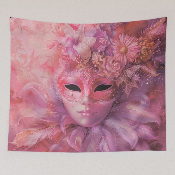 Item preview, Venetian mask among flowers. designed and sold by MagelliShop.