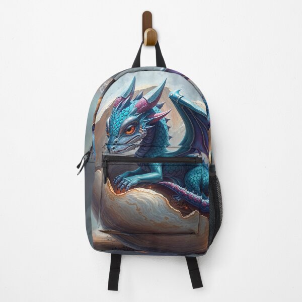 Item preview, Baby Blue Dragon in his Shell designed and sold by Skye Ryan-Evans.