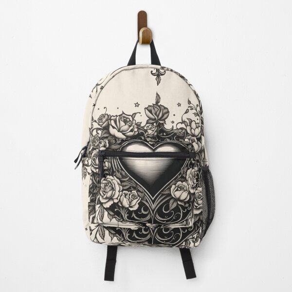 Item preview, Heart Illustration Victorian style designed and sold by Printicato.