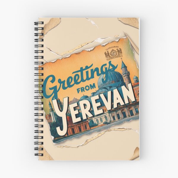 Item preview, Yerevan Vintage Travel Retro Postcard Design designed and sold by TravelPostcardGems.