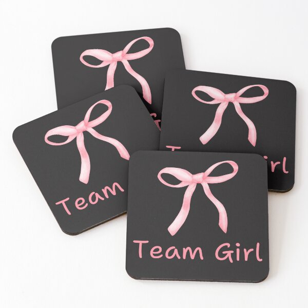 Item preview, team girl pink bow baby shower designed and sold by mariana83.