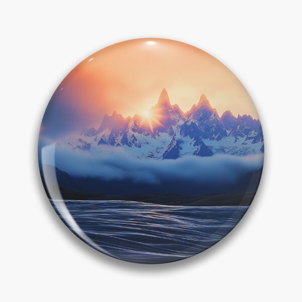 Item preview, Mountain Dreamscape - Sunset Mountains Landscape, Fantasy Landscape  designed and sold by Fantasy Masterpiece.