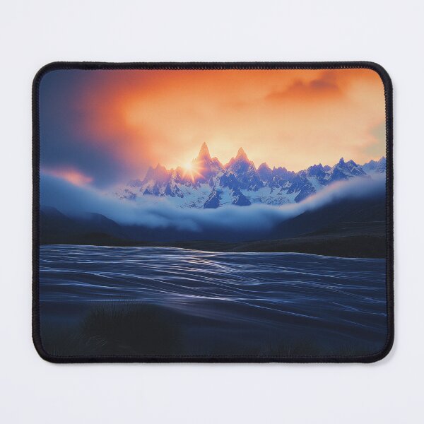 Item preview, Mountain Dreamscape - Sunset Mountains Landscape, Fantasy Landscape  designed and sold by Fantasy Masterpiece.