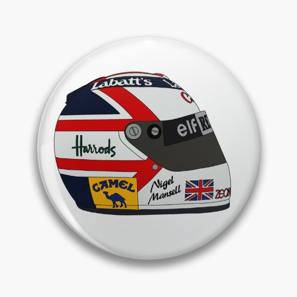 Item preview, NIGEL MANSELL 1992 WORLD CHAMPION F1 HELMET designed and sold by PrincessBubble.