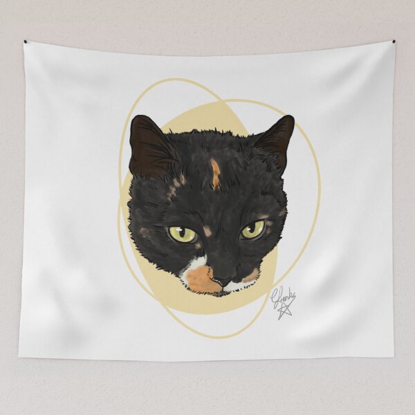 Item preview, Mostly black calico: rescue cats designed and sold by Made-by-Anxiety.