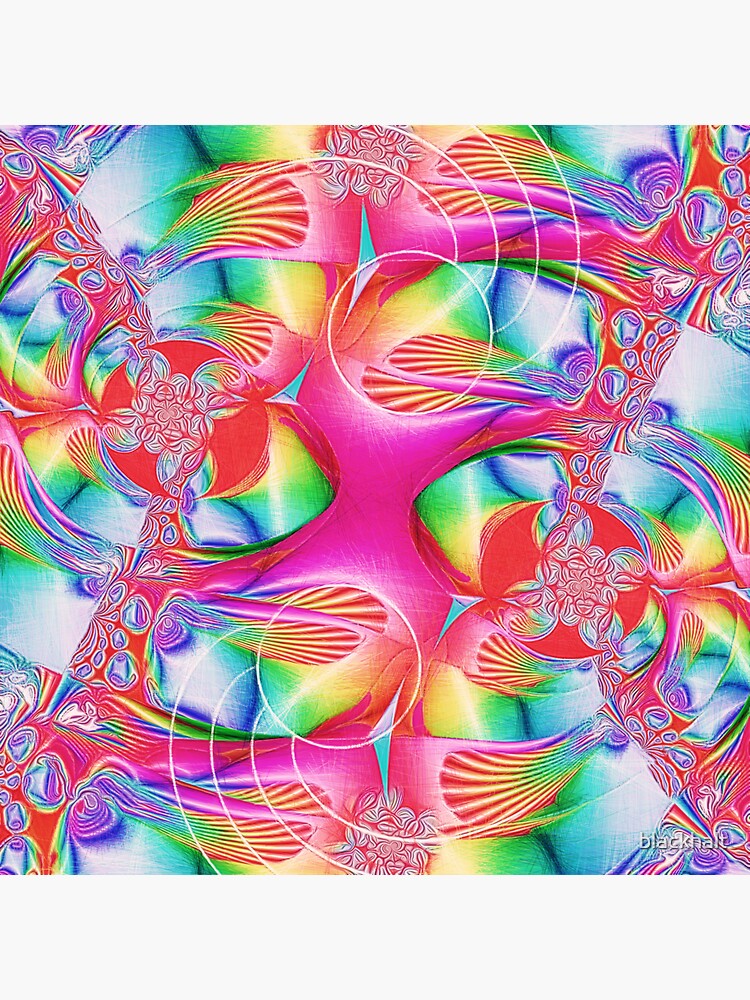 Thumbnail 3 of 3, Sticker, Abstract Megawatt designed and sold by blackhalt.